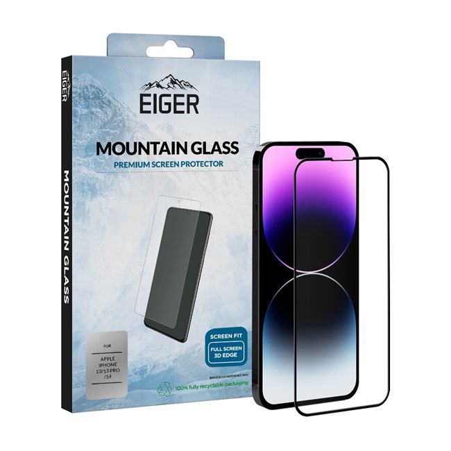 26167_1sLop2R9liRJyv EIGER APPLE IPHONE 14/13/13 PRO MOUNTAIN GLASS 3D CASE FREUNDLICH
