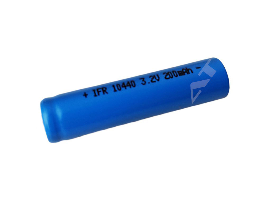 23396_0 IFR 10440 Batterie LiFePo4 3.2V 200mAh (pôle positif plat)