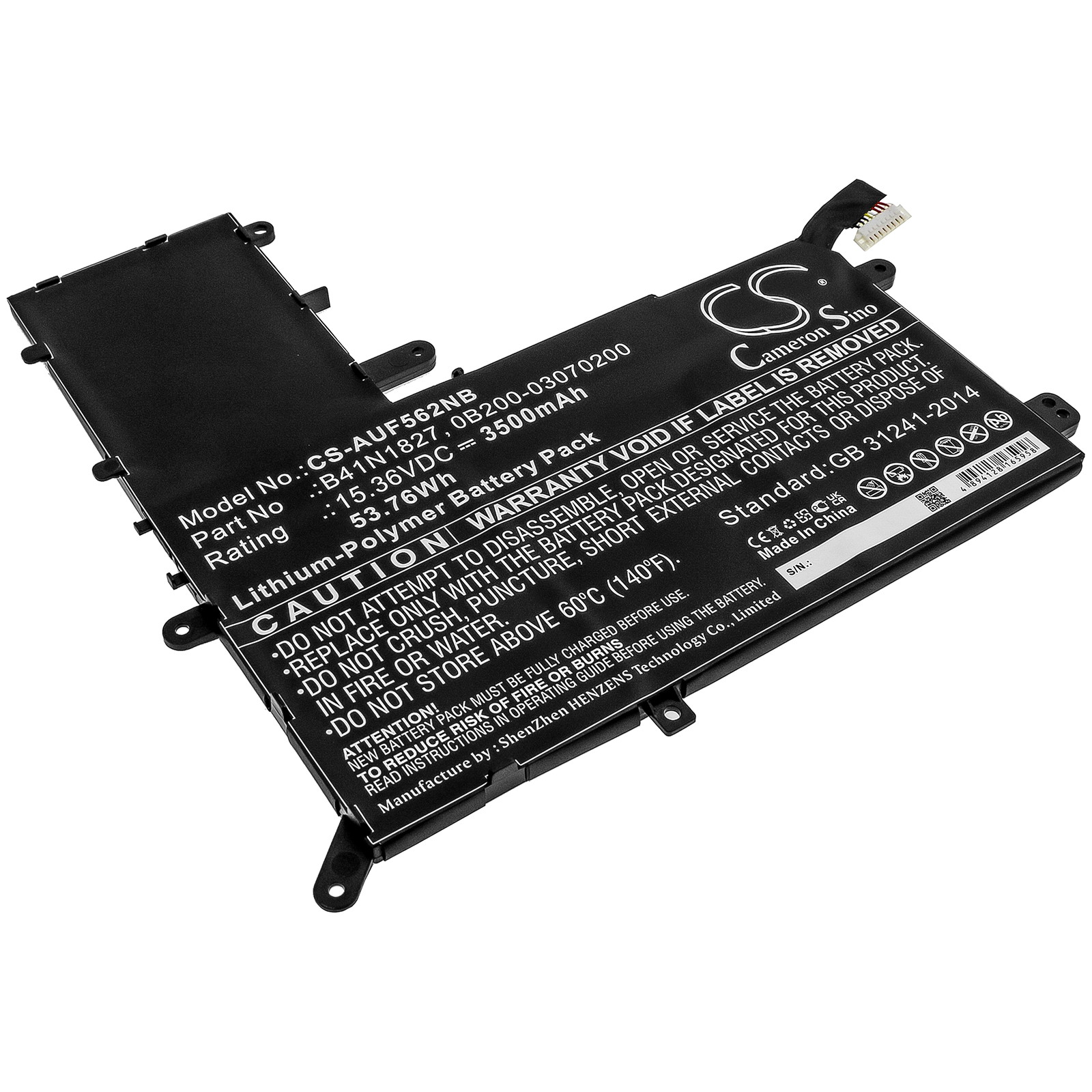 25332_0w34SLBz6wjcNX Akku ersetzt Asus B41N1827, 0B200-03070200 passend für ZenBook Flip 15 UX562