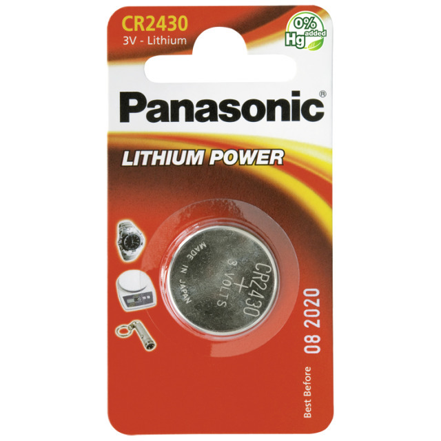 19141_0 Panasonic CR2430 Lithium Batterie