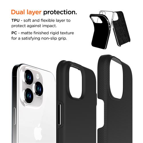 27071_24EaHYECR4cbfZ iPhone 15 Pro, North Case schwarz