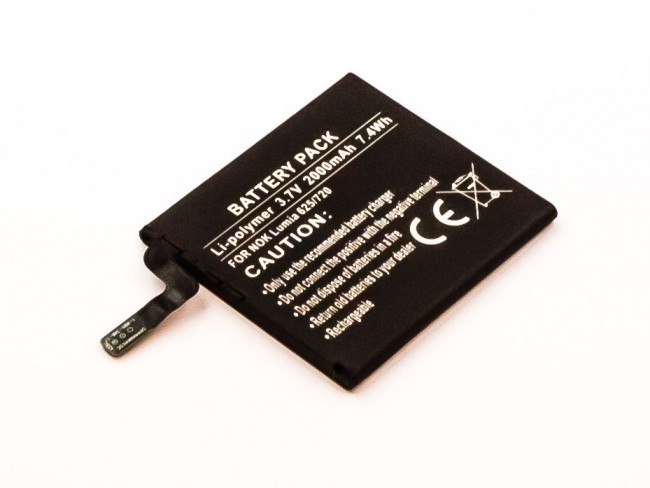 16278_0MSoX3BS33VPB2 Akku ersetzt Nokia BP-4GWA, BP4GWA 2000mAh
