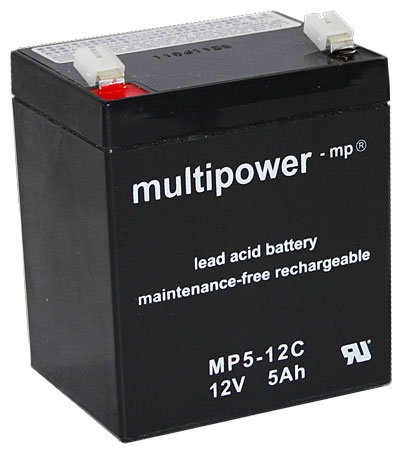 18247_01Hk09oeM2qz3j Multipower MP5-12C Bleiakku Zyklenfest, 12V 5Ah Fa
