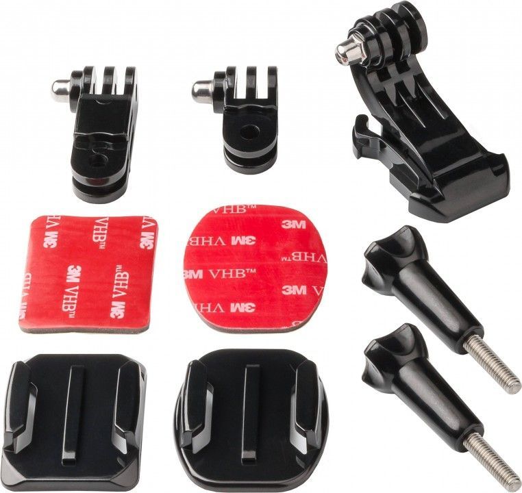 72395_1 Helmhalterung Set für GoPro Hero 5, Hero 4, Hero 3, Hero 2