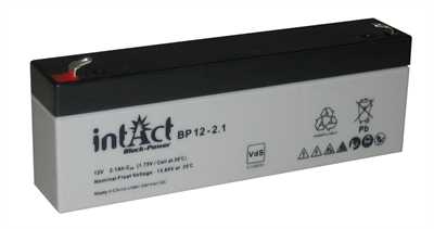 16207_0 Intact BP12-2.1 12V 2.2Ah ersetzt FG20201, LC-R122R2PG, MP2.2-12, NP2.3-12