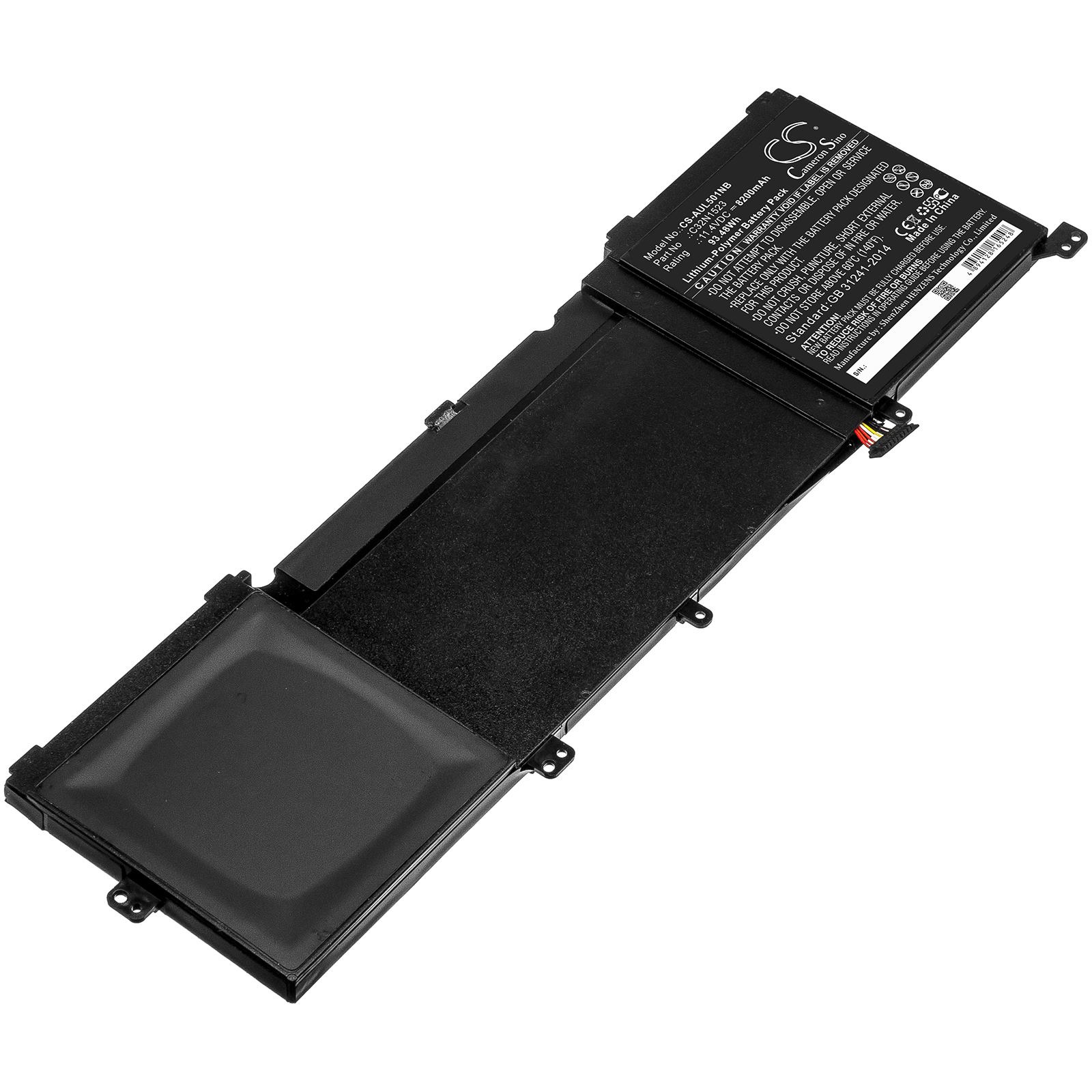 25334_0UD1Os8YwlZfpe Akku ersetzt Asus C32N1523, 0B200-01250300 passend für ZenBook Pro UX501VW