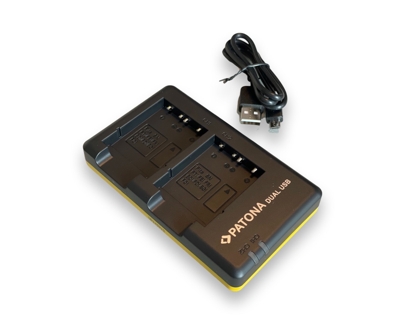 26962_1FjQ8o86c2QMfI Dual Schnell-Ladegerät f. Sony NP-BG1 DSC H55 H70 inkl. Micro-USB Kabel