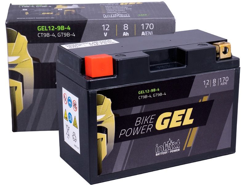 14265_1iPuRISy8stuO2 Intact GEL12-9B-4 batterie de moto GEL remplace GT9B-4, 50801 12V 8Ah