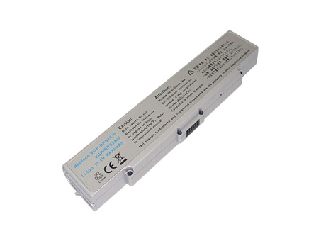 9009_0 Akku ersetzt Sony VGP-BPS2A/S, VGP--BPS2B, VGP--BPS2C/S 4400mAh Silber