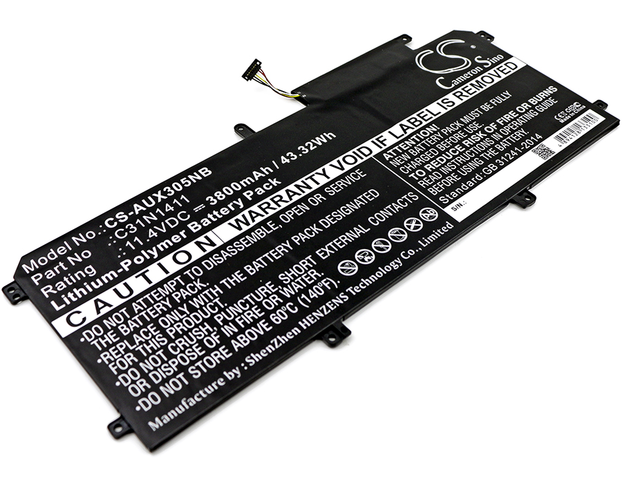 25404_0Jf7BlkJ3ijdkc Akku ersetzt Asus C31N1411 passend für U305CA6Y30, ZenBook U305CA-6Y30