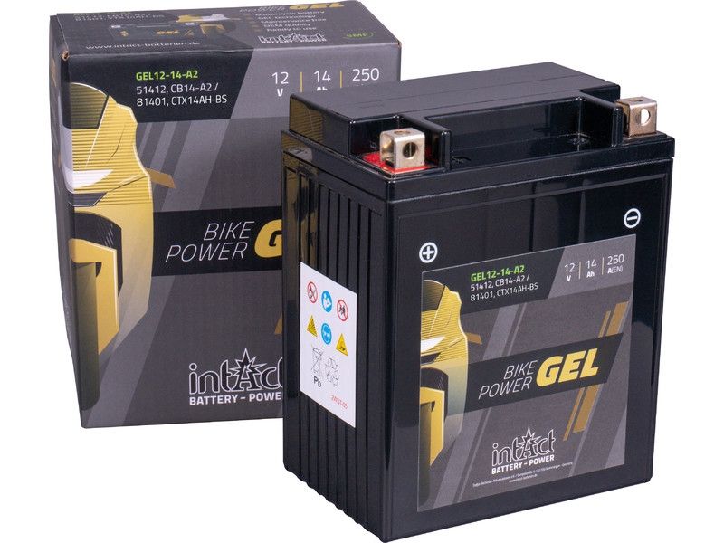 24763_1UkWznpoJLrqq9 Intact GEL12-14-A2 GEL-Motorradbatterie ersetzt 12N11-3A-1, CB14-A2, CTX14AH-BS