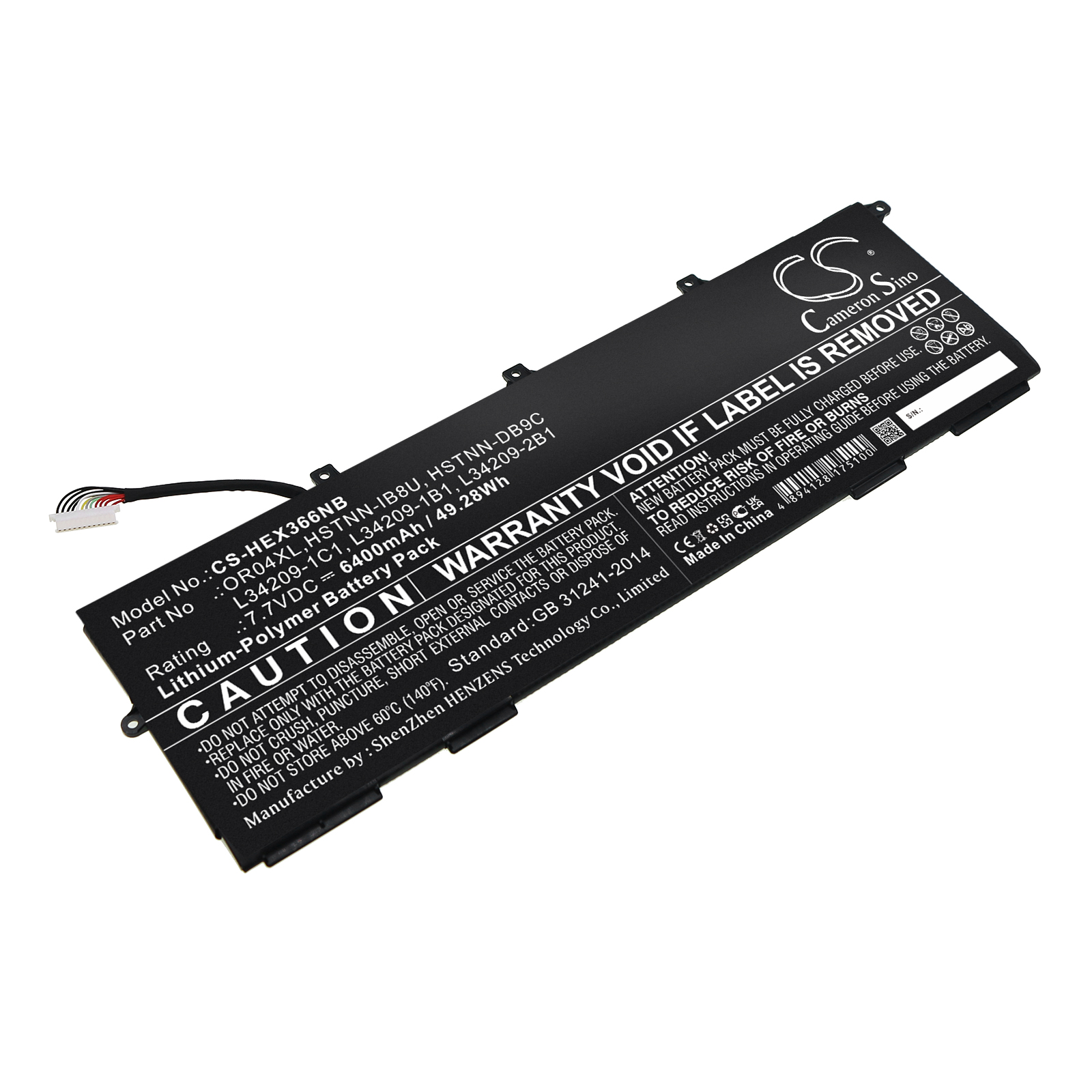 25717_0crPRg4vLcPrRG Akku ersetzt HSTNN-DB9C, OR04XL passend für EliteBook X360 830 G6