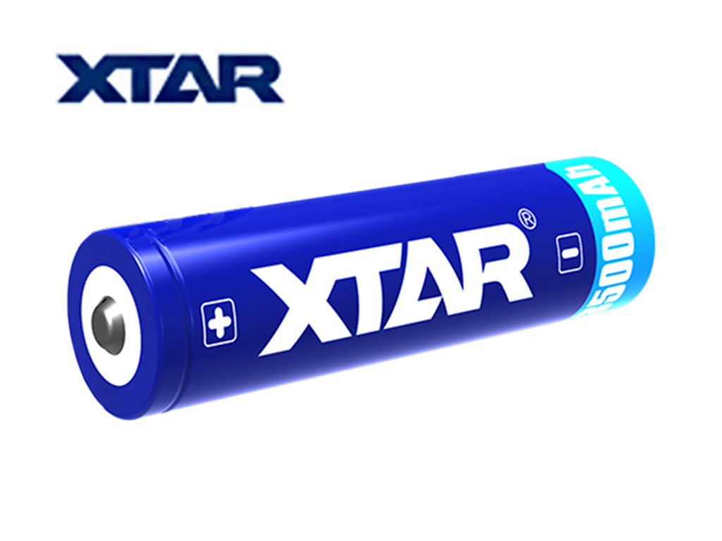 17555_0530oQW81IQFJt Xtar 18650 3500mAh (Button Top / Panasonic Zelle) geschützt