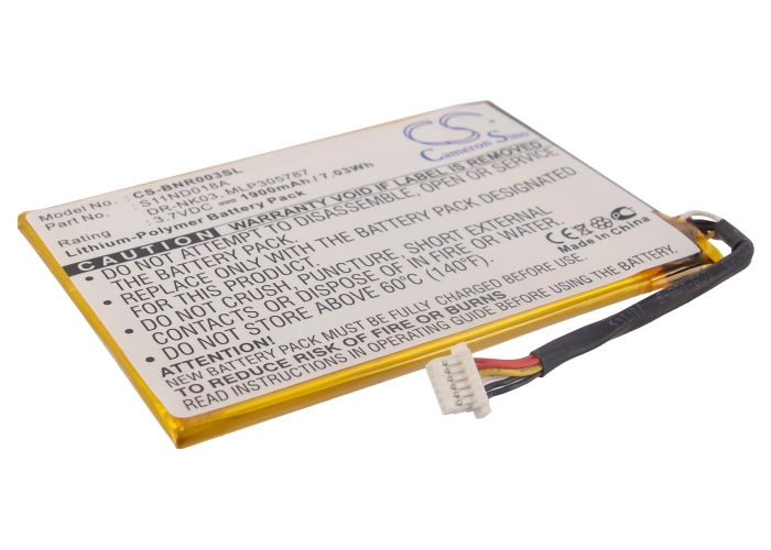 16376_00gIQTO2AnoVlq Akku ersetzt Barnes & Noble DR-NK03, MLP305787 1900mAh
