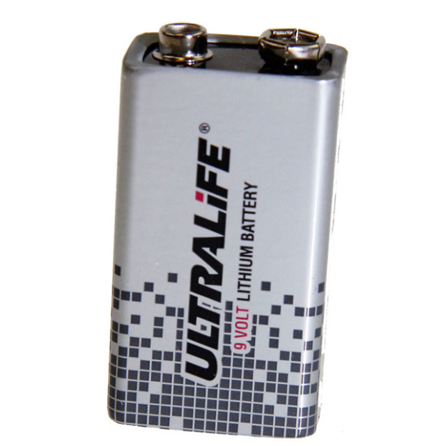 21711_0VGZoMFarXWR9G Ultralife U9VL-J Lithium 9V Block, 6LR61, 6AM6 Batterie