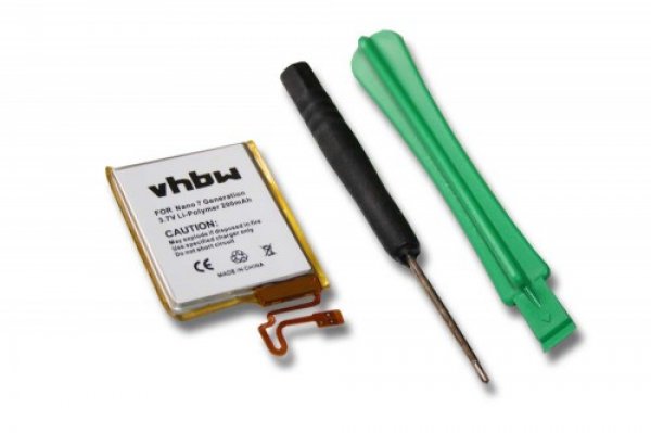 23726_0aR2p8pBZJugqW Akku passend für Apple iPod Nano 7th Gen. inkl. Werkzeug