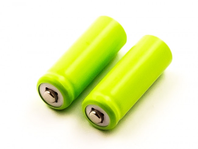 8938_0 2x Akku 2/3AAA 1.2V 400mAh Ni-MH 29.7 x 10.25mm Pluspol erhöht