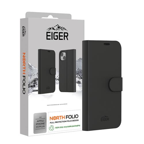 27105_0NYsxfh7ktJroe iPhone 15 Plus, North Folio Bookstyle Case schwarz
