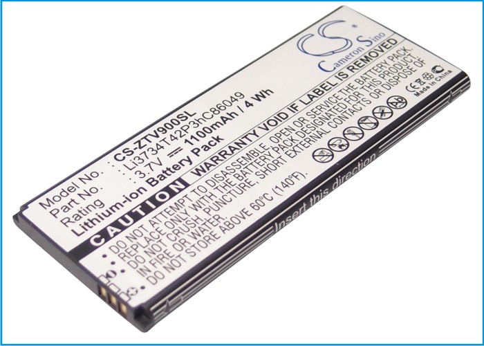 13740_0xhg6spkbuvXsx Battery suitable for ZTE N960S, Skate 3, G1315, Tania, V960 1100mAh