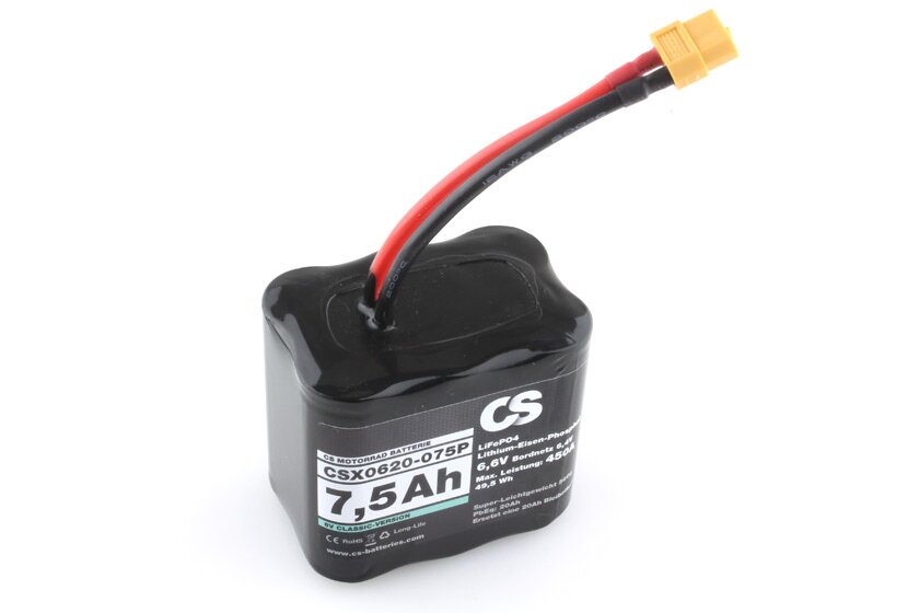 25939_0 LiFePO4 Classic Oldtimer Motorrad Batterie 6V 7.5Ah 210A