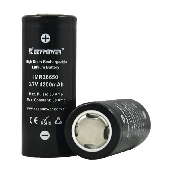 19554_0AAFskbRCgSRSr Keeppower 26650 - IMR26650 5200mAh 15A Li-Ion Akku