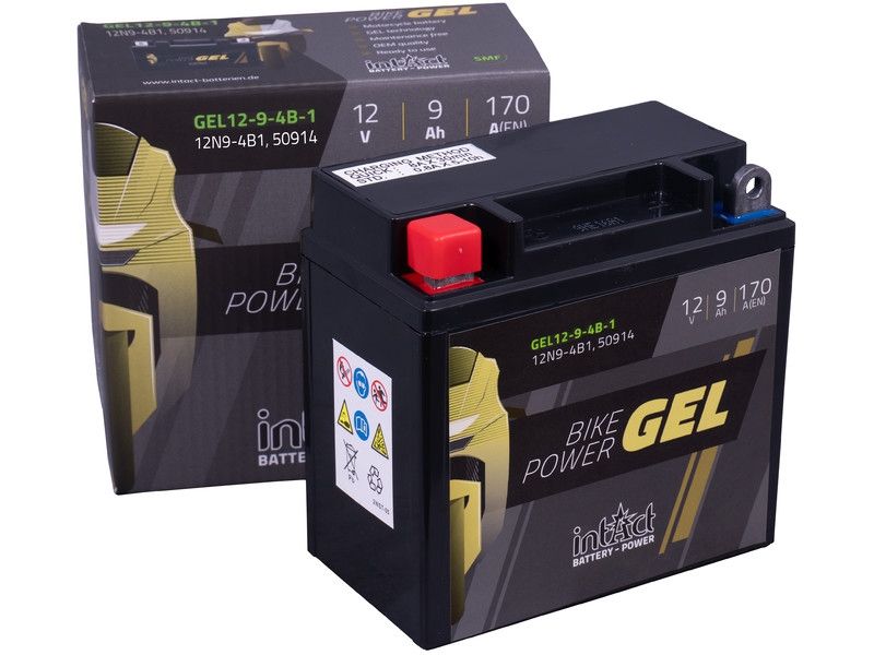 12272_1GtY13YqoottP8 Intact GEL12-9-4B-1 GEL-Motorradbatterie 12V 9Ah ersetzt 12N9-4B1, CB9-B, 50914