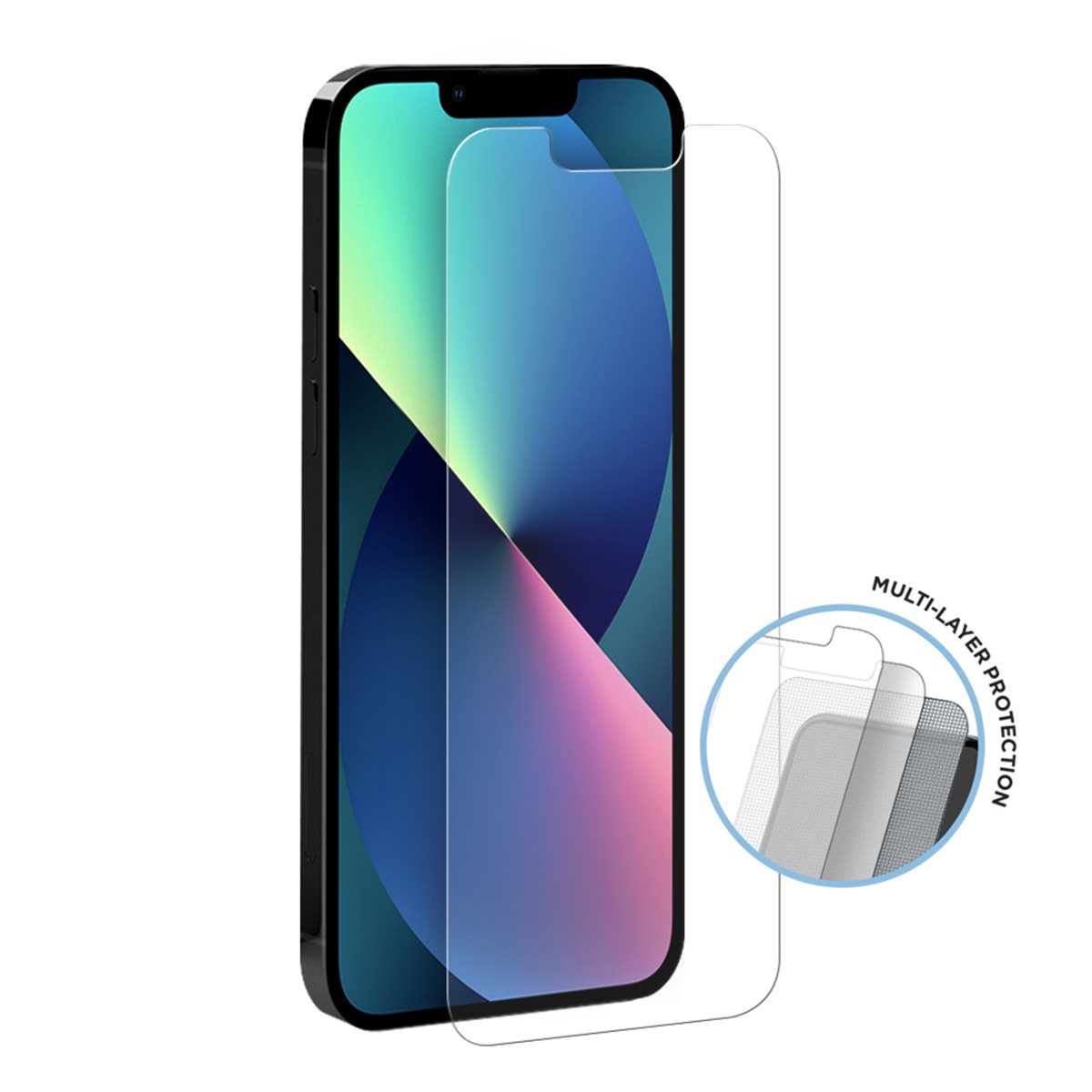 26163_3s4yLfXbBDpxsI EIGER APPLE IPHONE 14/13/13 PRO DISPLAY-GLAS (2ER PACK) HIGH-IMPACT TRI FLEX