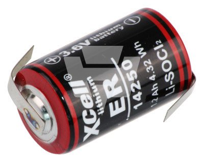 Kraftmax LS14250 Pile au lithium 3.6V 1200mAh avec soudure en Z