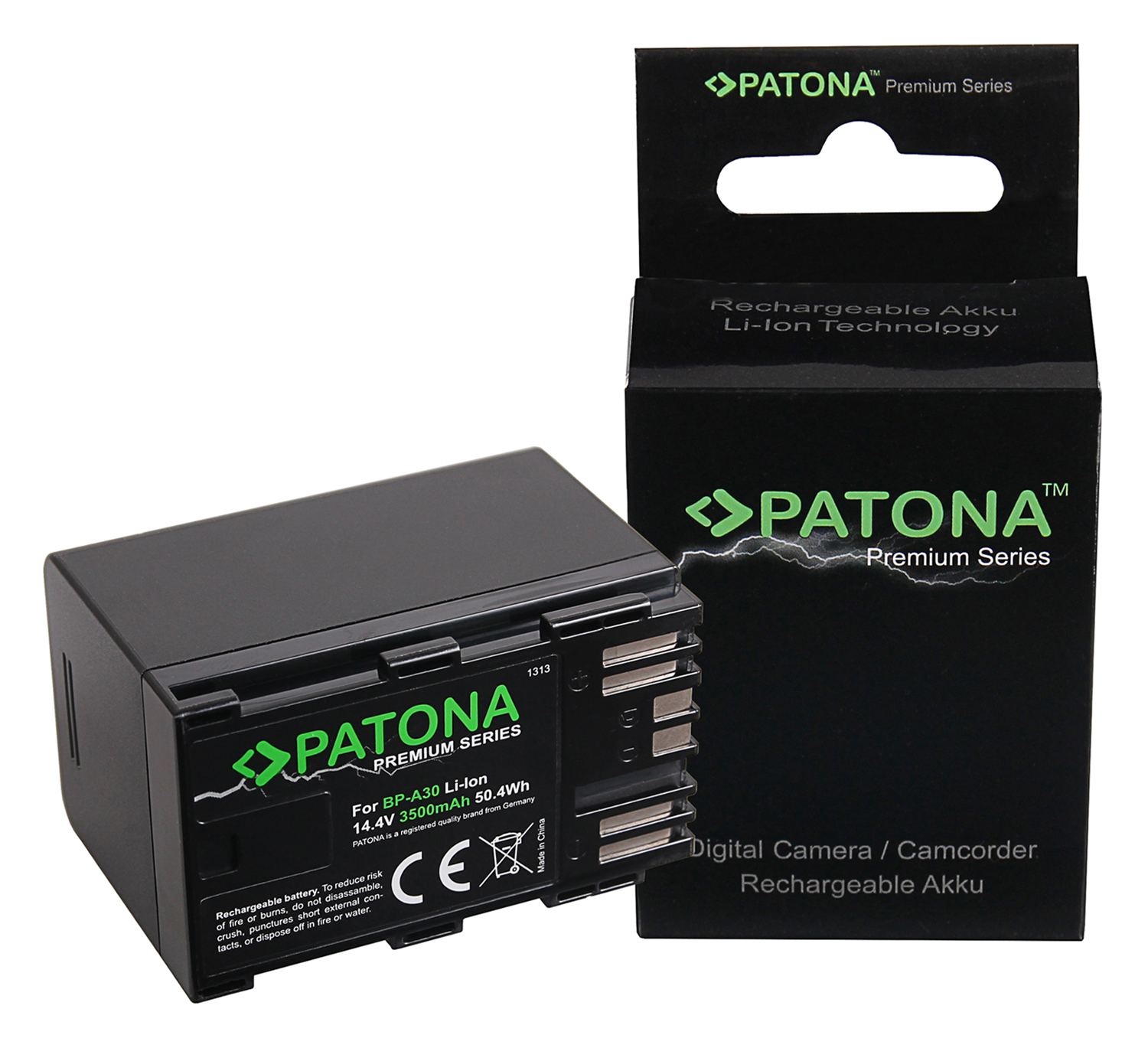 23222_0rhe1INUL5BRiJ Akku ersetzt Canon BP-A30, BP-A60, BP-A65 3500mAh