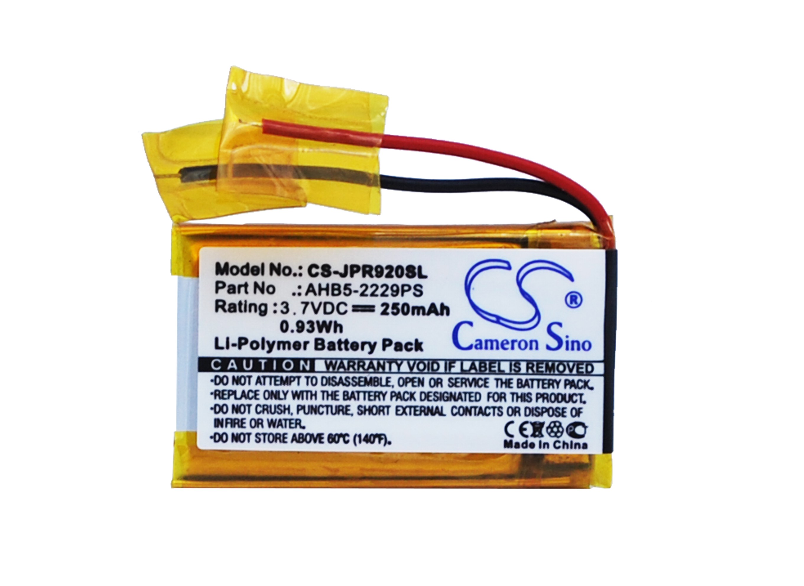 22466_0vMfNHWMhMLaNN Akku ersetzt Jabra AHB5-2229PS 250mAh