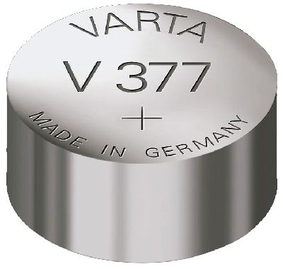 8952_0 Varta V377 Knopfzelle ersetzt AG4, LR626, SR66, SR626SW Batterie 1.55V 2.6x6.8mm
