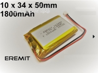 24965_0frESjWhMxsyhs Akku 103450 3.7V 1800mAh Li-Polymer Kroko Stecker