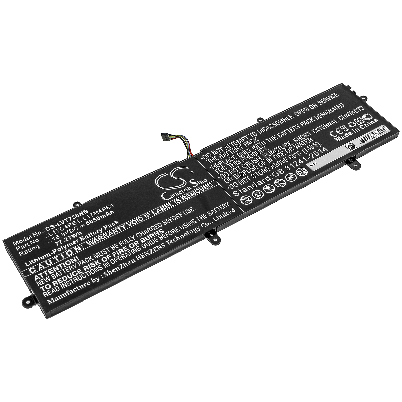 25312_0 Akku ersetzt Lenovo L17M4PB1, L17C4PB1 passend für Ideapad 720S, V730 720S-15