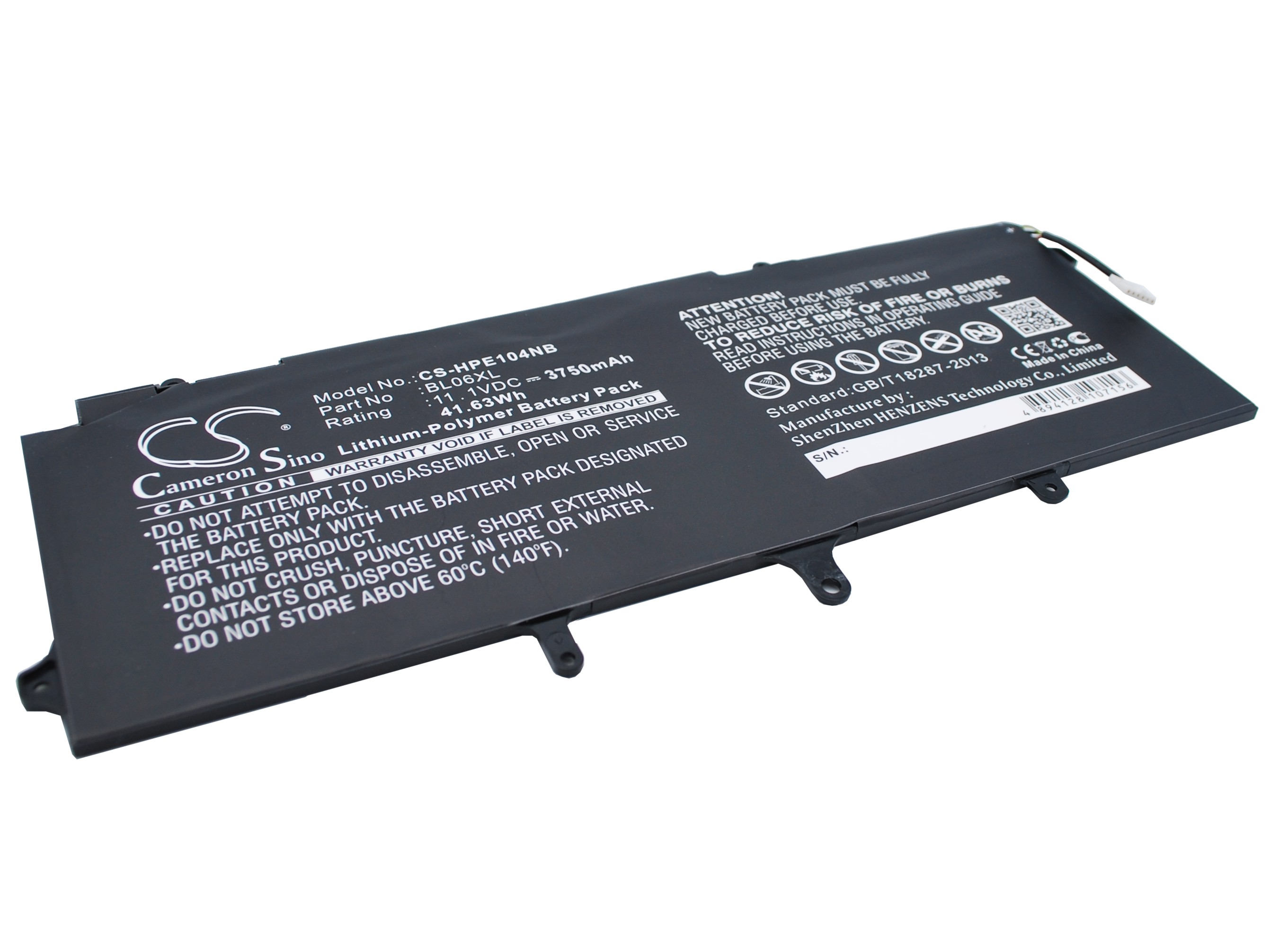 23493_0wxxZ5BD37sbkp Akku ersetzt HP BL06XL, 722236-171,722236-1C1, HSTNN-DB5D, HSTNN-W02C 3750mAh