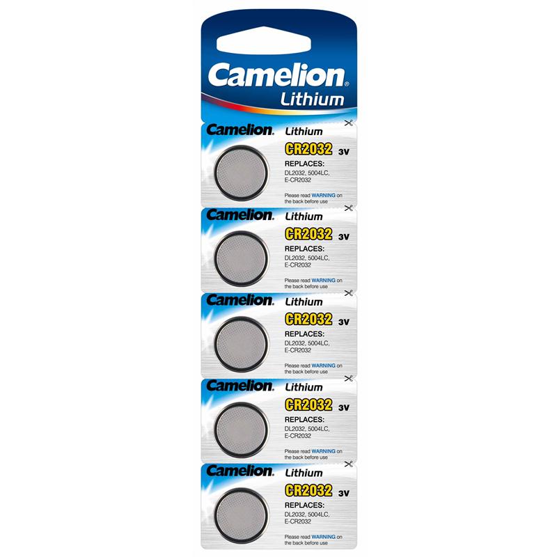 8947_0z13tejYh8Qhdx Camelion / Arcas CR2032 Batterien 5er Packung