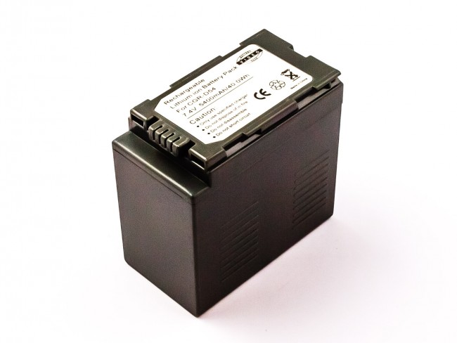 2944_0 Akku ersetzt Panasonic CGA-D54S, VW-VBD55 5400mAh