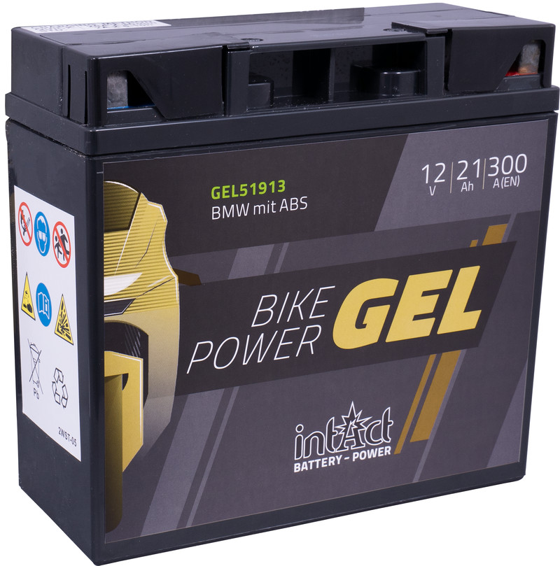 12275_0 Intact GEL51913 GEL-Motorradbatterie ersetzt DIN51913 passend für BMW mit ABS