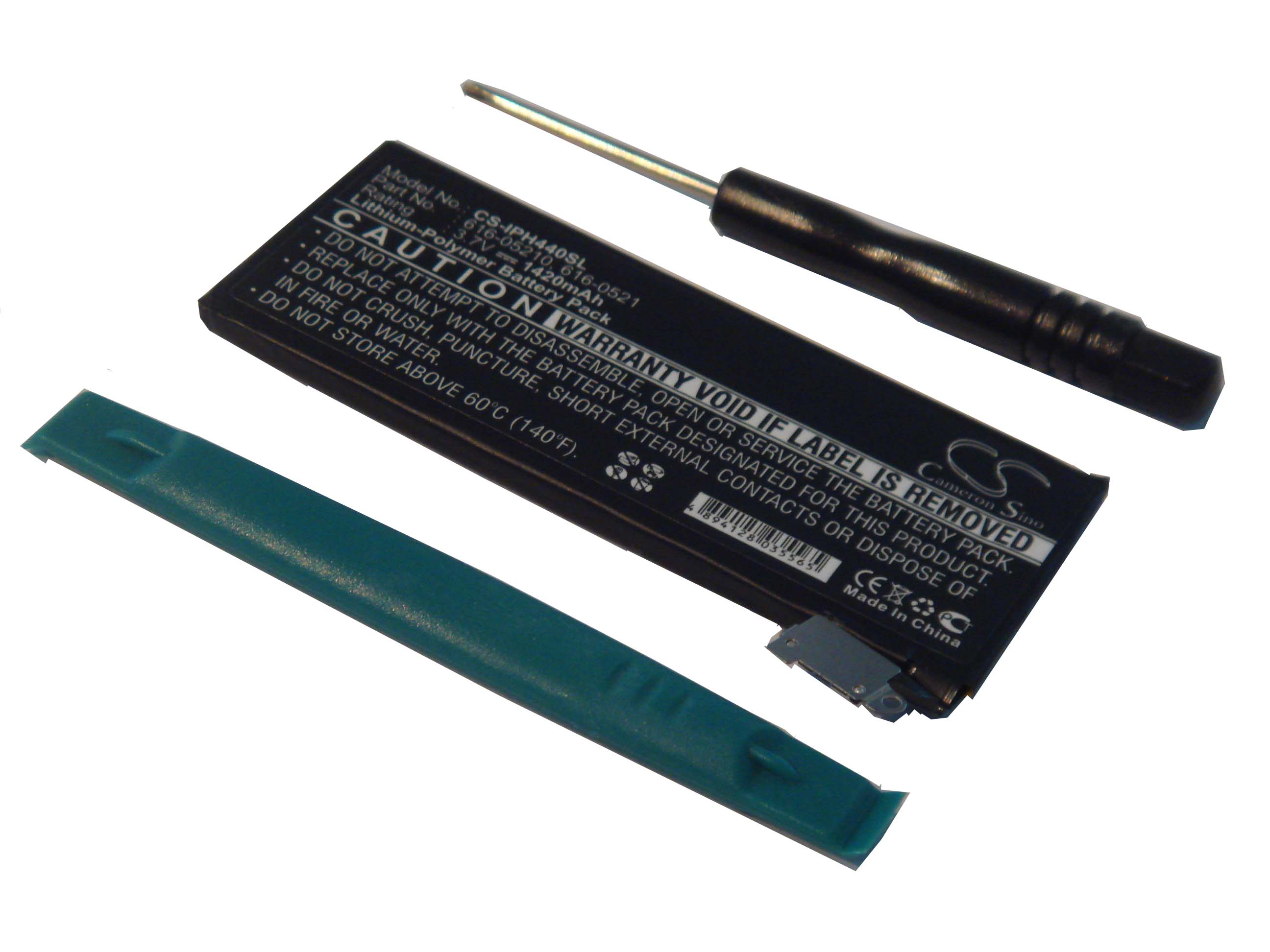 14357_0 Akku ersetzt Apple 616-0512, 616-0520, 616-0521 inkl. Werkzeug