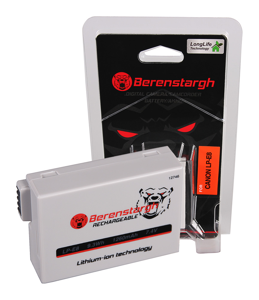 21752_0NCL1VXzwc0jvj BERENSTARGH Akku ersetzt Canon LP-E8 (4515B002) 1260mAh
