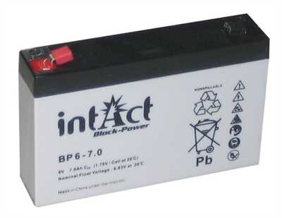 16160_0nfprVu7ftErNu intAct Block-Power BP6-7 Gel-Akku, 6V 7.5Ah