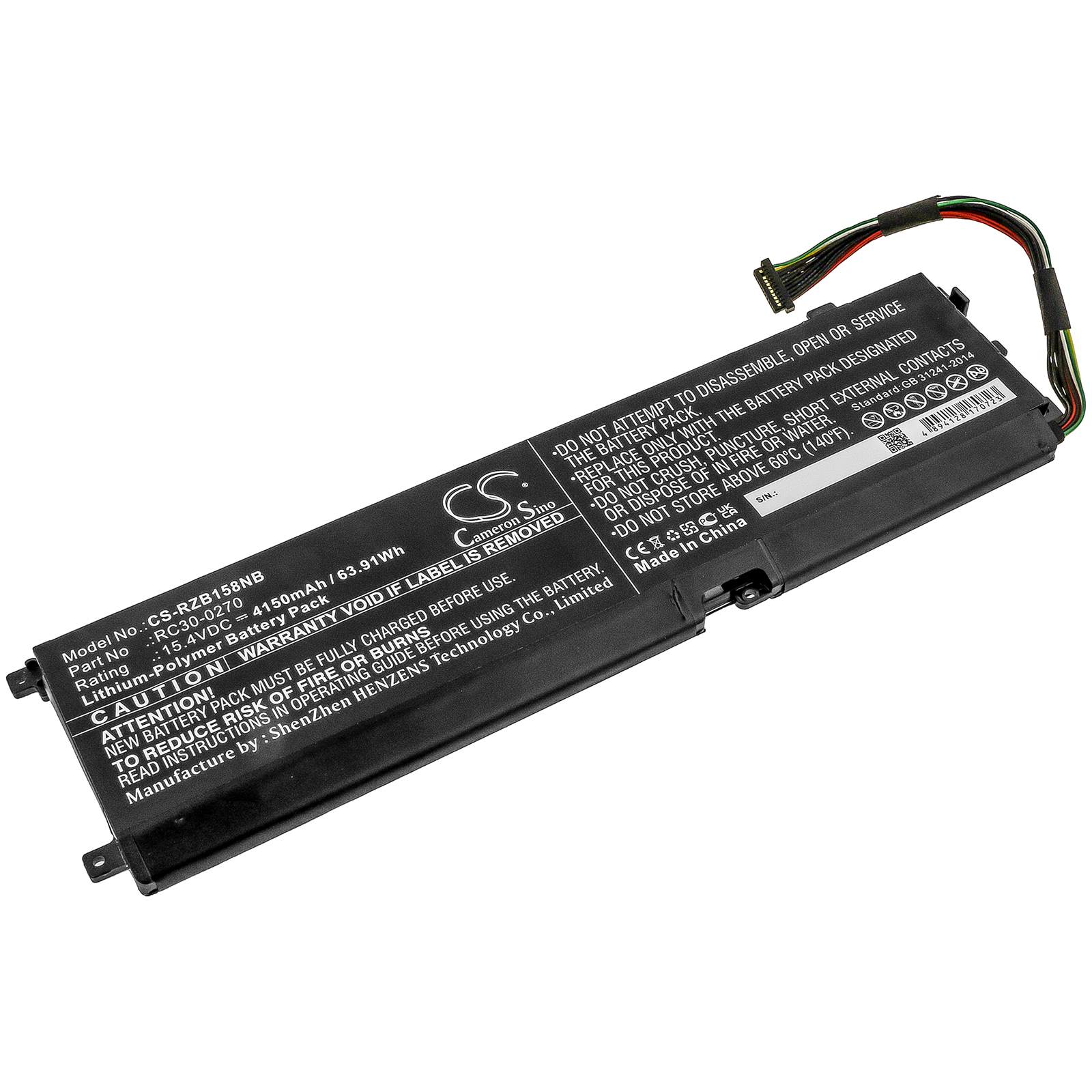 25938_0EmwGCU7uYpBKd Akku ersetzt Razer RC30-0270 passend für Blade 15 Base, RZ09-030066