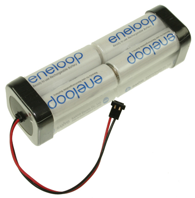 11908_0 Panasonic Eneloop AA, 8er Akkupack, 9.6V 2Ah Graupner