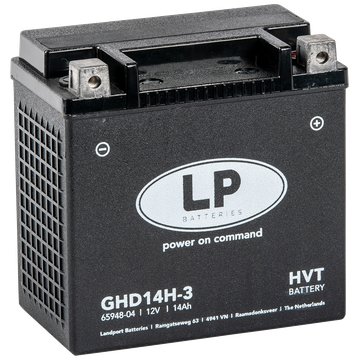 26637_0B5mMSXl7Rwpsa LP GHD14H-3 GEL Motorradbatterie ersetzt HVT-03, 65958-04, GHD14HL-BS 12V 14Ah