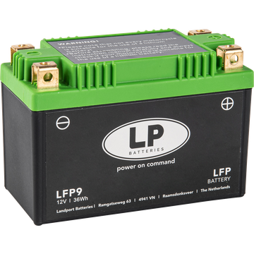 20399_0 LP LFP9 LiFePo4 ersetzt FTX9-BS, GTX9-BS, YT7B-BS, YT7B-4, YTX9-BS Batterie