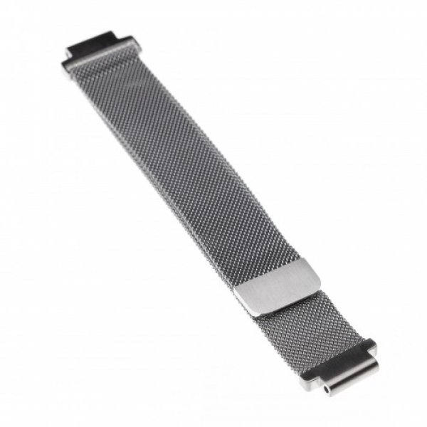 23373_0aUATa5Y5E8711 Armband Edelstahl Silber (L) magnet für Garmin Forerunner 235, 620, 630, 735