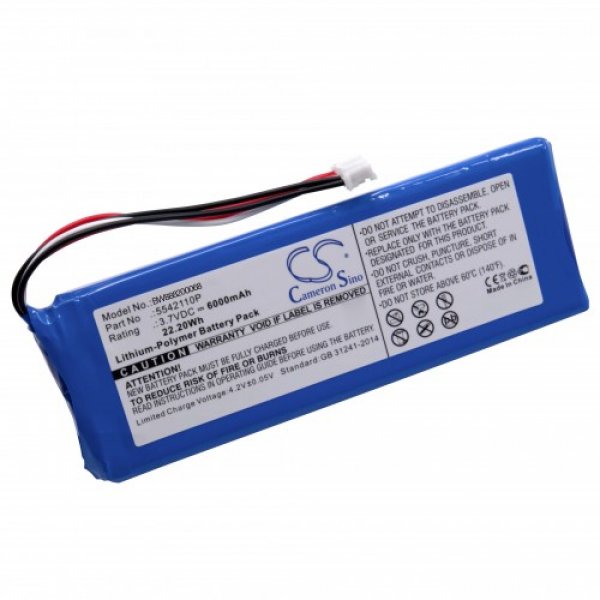 23282_0GJGradWnoBCau Akku ersetzt JBL 5542110P passend für JBL Pulse 2 6000mAh