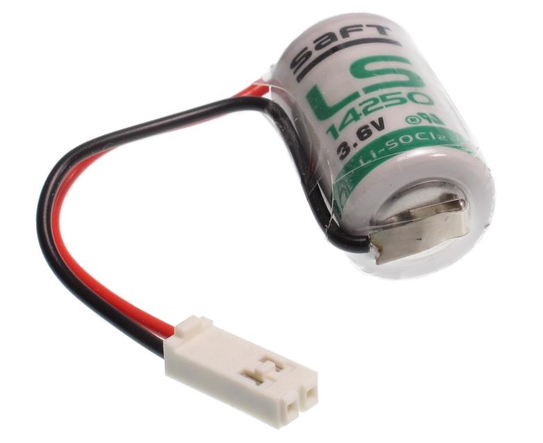 19435_0kG5iSDKqEXosf Saft LS14250 Lithium Batterie mit Kabel + Stecker 3.6V 1200mAh