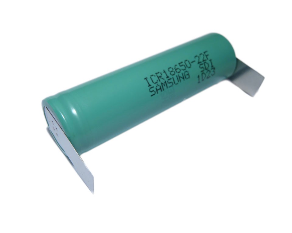 19372_0 Samsung ICR18650-22P, 3.7V 2200mAh mit U-Lötfahne