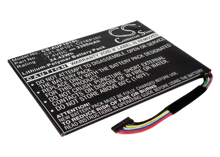 19453_0ItCTlfKbUNUYj Akku ersetzt Asus C21-EP101, C21EP101, C22-EP101 3300mAh