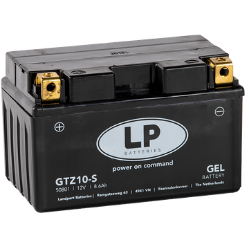 20315_0oacnvqsDYbD52 LP GTZ10-S GEL-Motorradbatterie ersetzt YTZ10S, YTZ10-S, YT10B-4 12V 8.6Ah